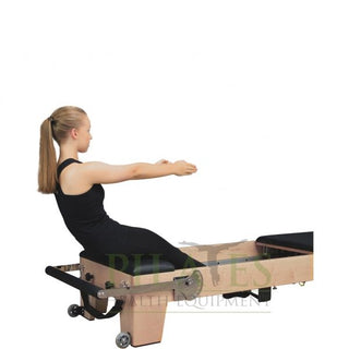 Signature Series MK II Pilates Reformer Bundle INCLUDING Jump Board, Long Box, Non-Slip Standing Platform + Upholstered Platform [Black] (Carriage Height 39cm)