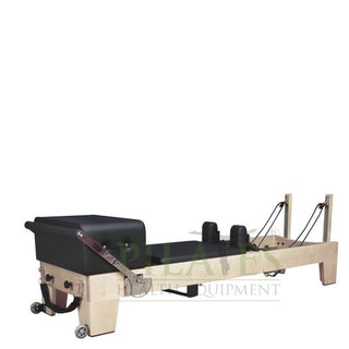 Signature Series MK II Pilates Reformer Bundle INCLUDING Jump Board, Long Box, Non-Slip Standing Platform + Upholstered Platform [Black] (Carriage Height 39cm)