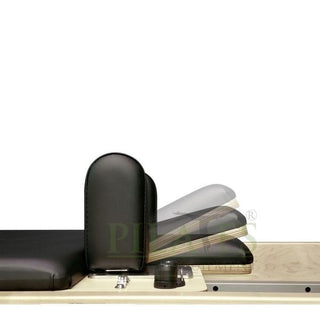 Signature Series MK II Pilates Reformer with Full Trapeze Bundle INCLUDING Twin Mats, Jump Board, Long Box, Non-Slip Platform, Upholstered Platform and More[Black]