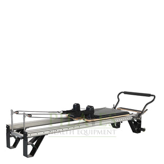 Performance Series MK III Pilates Reformer WITH SLIDING FOOTBAR including Jump Board, Non-Slip End Step + Slim Lined Upholstered Platform (Carriage Height 24CM)