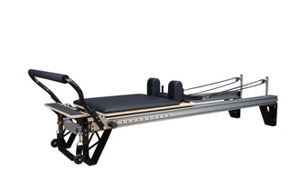 Performance Series MK III Pilates Reformer WITH SLIDING FOOTBAR including Jump Board, Non-Slip End Step + Slim Lined Upholstered Platform (Carriage Height 24CM)