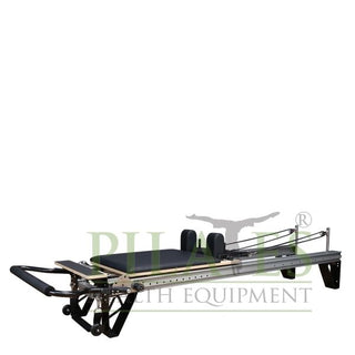 Performance Series MK III Pilates Reformer WITH SLIDING FOOTBAR Bundle INCLUDING Jump Board, Long Box, Non-Slip End Step + Slim Lined Upholstered Platform (Carriage Height 40cm)