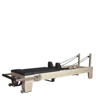 Signature Series MK II GROUP CLASS Pilates Reformer Bundle INCLUDING Jump Board, Long Box, Non-Slip Standing Platform + Upholstered Platform [Black] (Carriage Height 39cm)