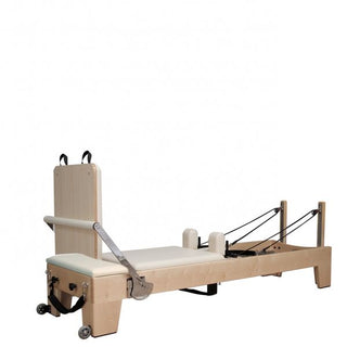 Signature Series MK II Pilates Reformer Bundle INCLUDING Jump Board, Long Box, Non-Slip Standing Platform + Upholstered Platform [Cream] (Carriage Height 39cm)