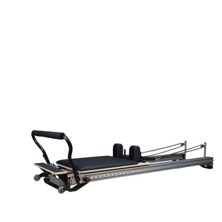 Performance Series MK III Pilates Reformer WITH SLIDING FOOTBAR including Jump Board, Non-Slip End Step + Slim Lined Upholstered Platform