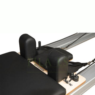 Performance Series MK III Pilates Reformer with Half Trapeze Bundle INCLUDING Mat Converter, Jump Board, Long Box, Non-Slip End Step + Slim Lined Upholstered Platform