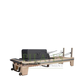 Signature Series MK II Pilates Reformer Bundle WITH SLIDING FOOTBAR including Jump Board, Long Box, Non-Slip Standing Platform + Upholstered Platform [Black](Carriage Height 39cm)