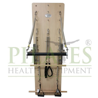 Springboard / Pilates Wall Board with Push Bar & Trapeze Safety Strap