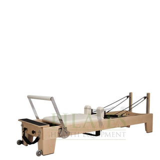 Signature Series MK II Pilates Reformer Bundle INCLUDING Jump Board, Long Box, Non-Slip Standing Platform + Upholstered Platform [Cream] (Carriage Height 39cm)