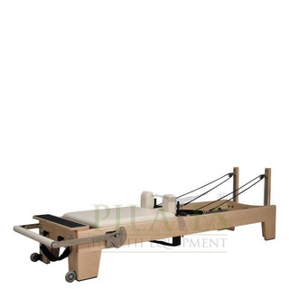 Signature Series MK II Pilates Reformer Bundle INCLUDING Jump Board, Long Box, Non-Slip Standing Platform + Upholstered Platform [Cream] (Carriage Height 39cm)